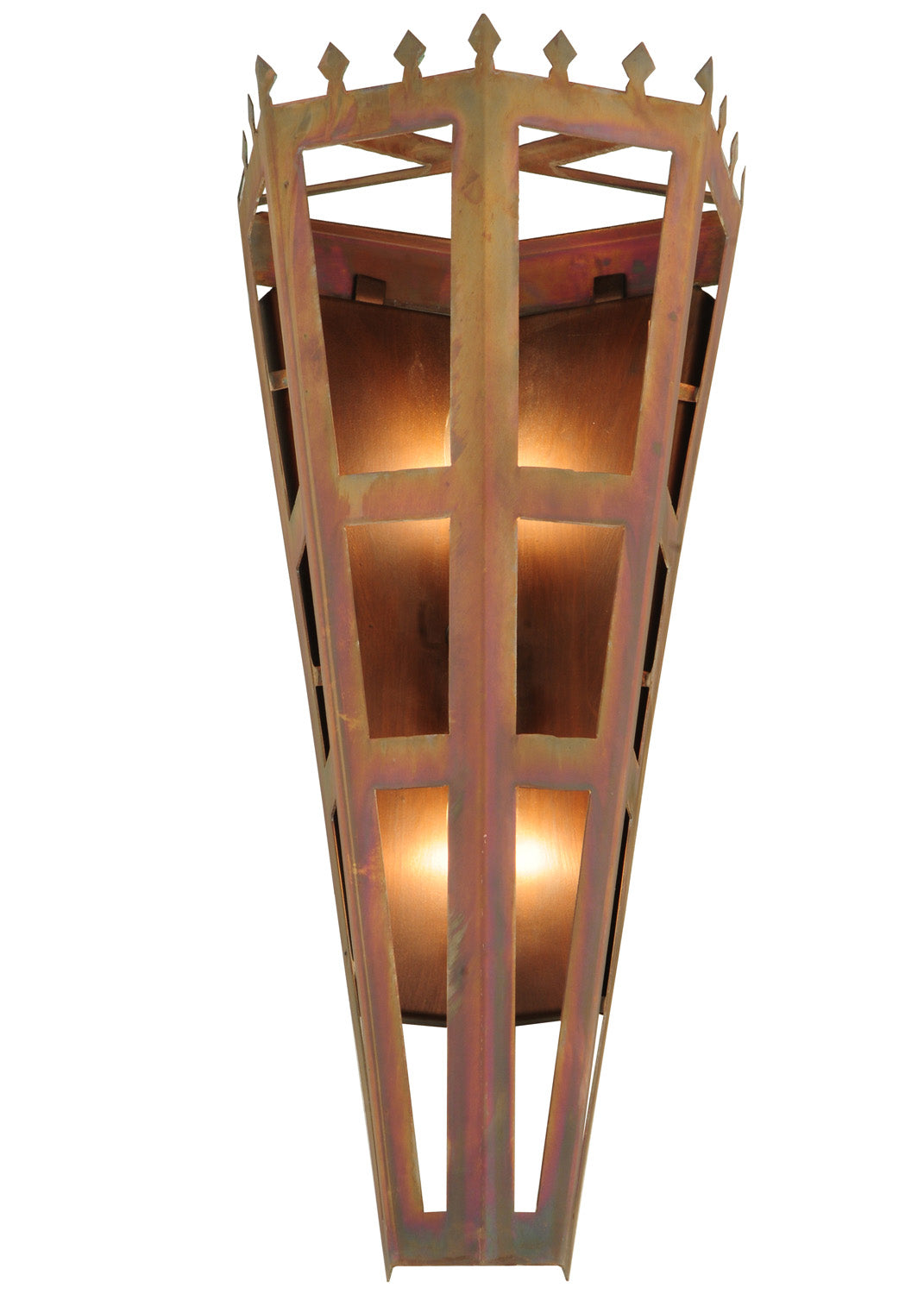 Meyda Tiffany - 123235 - Two Light Wall Sconce - Woolf - Vintage Copper