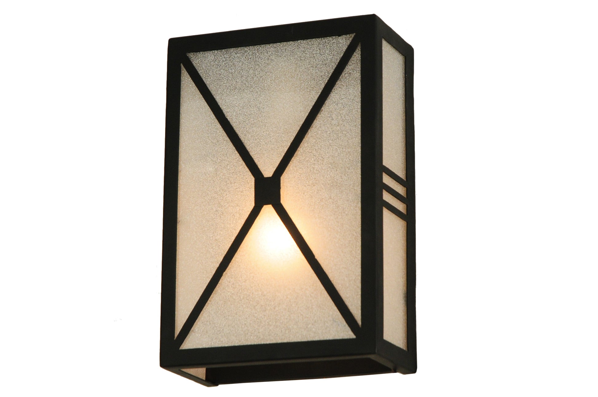 Meyda Tiffany - 123381 - One Light Wall Sconce - Whitewing - Blackwash