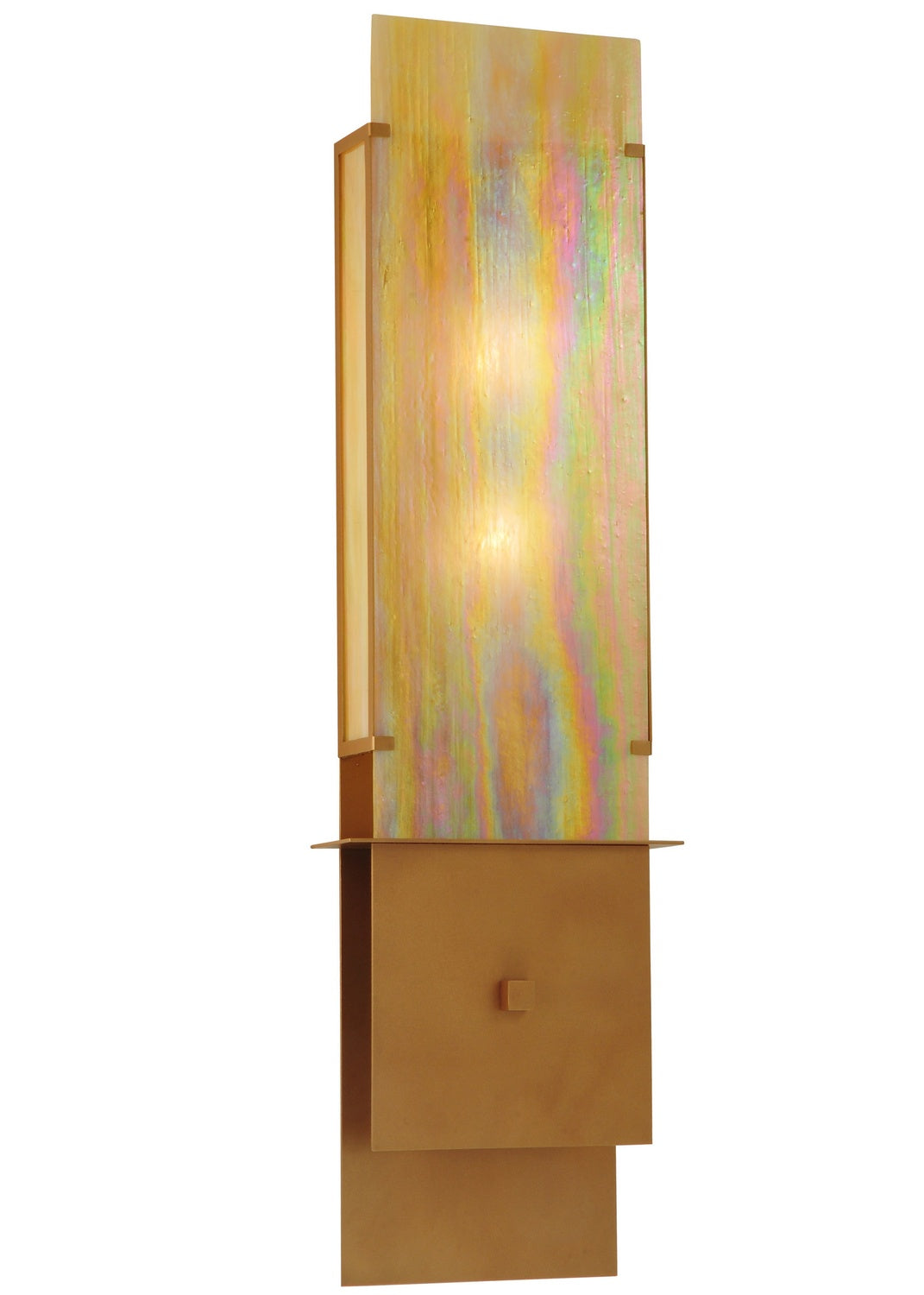 Meyda Tiffany - 118380 - Two Light Wall Sconce - Palissade - Metallic Bronze