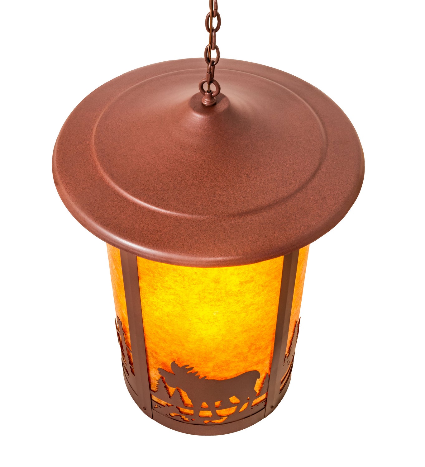 Meyda Tiffany - 118489 - Eight Light Pendant - Fulton - Rust