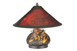 Meyda Tiffany - 118681 - Three Light Table Lamp - Sutter - Amber