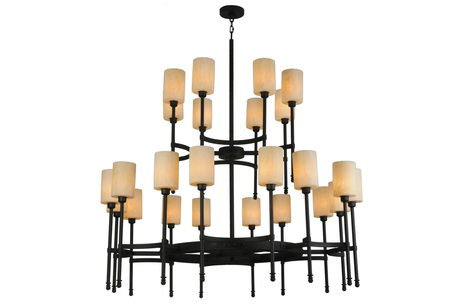 Meyda Tiffany - 118829 - 24 Light Chandelier - Fantasy - Textured Black