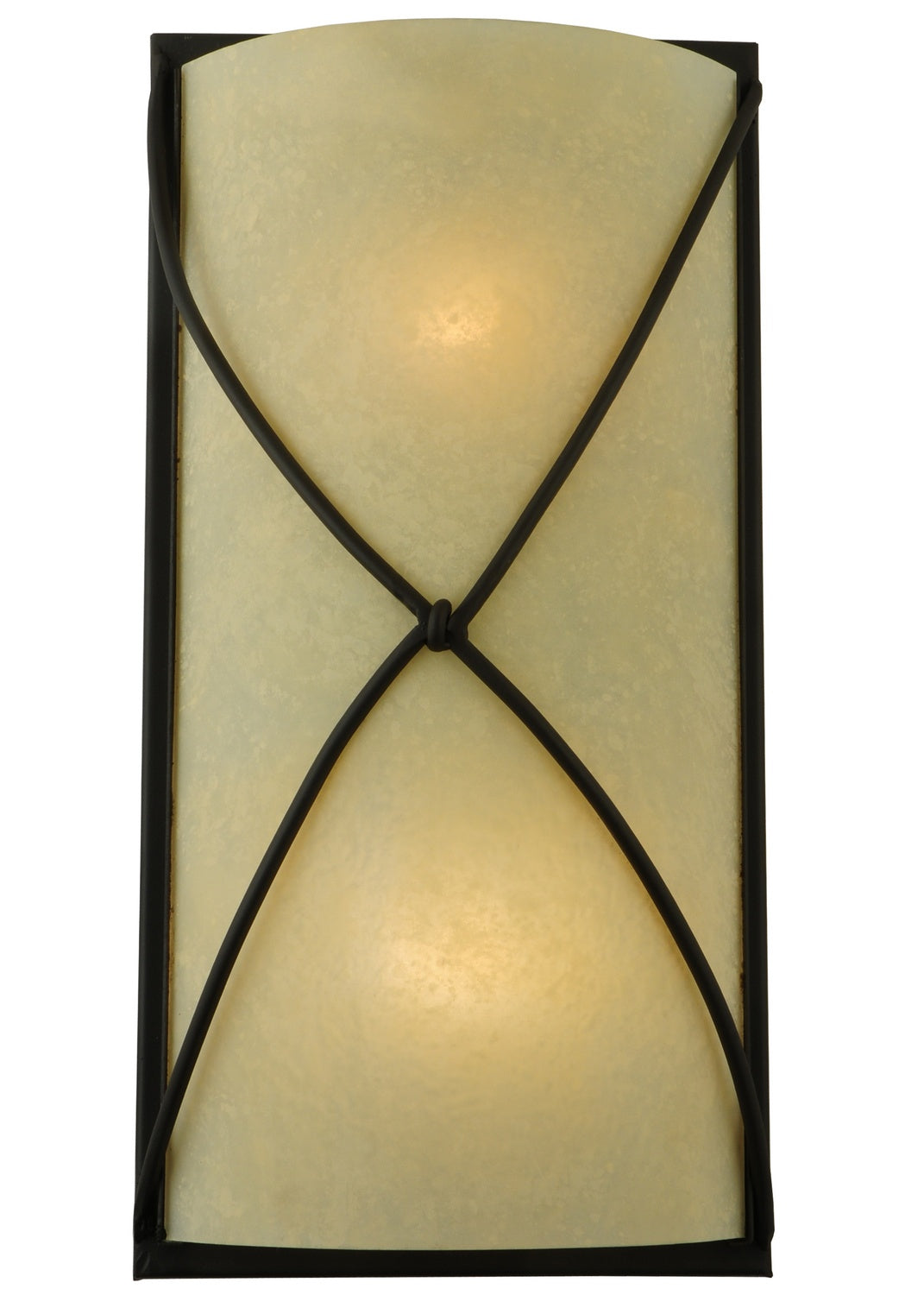 Meyda Tiffany - 120750 - Two Light Wall Sconce - Aspen - Oil Rubbed Bronze