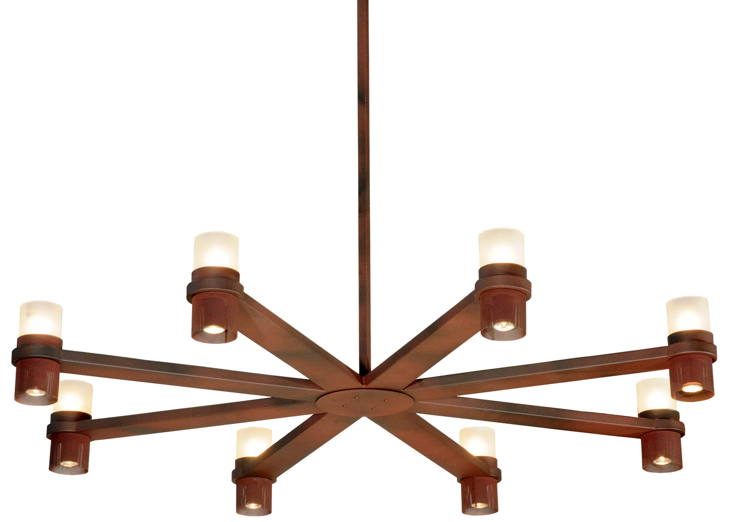 Meyda Tiffany - 121910 - 16 Light Chandelier - Etoiles - Rust Over Wrought Iron