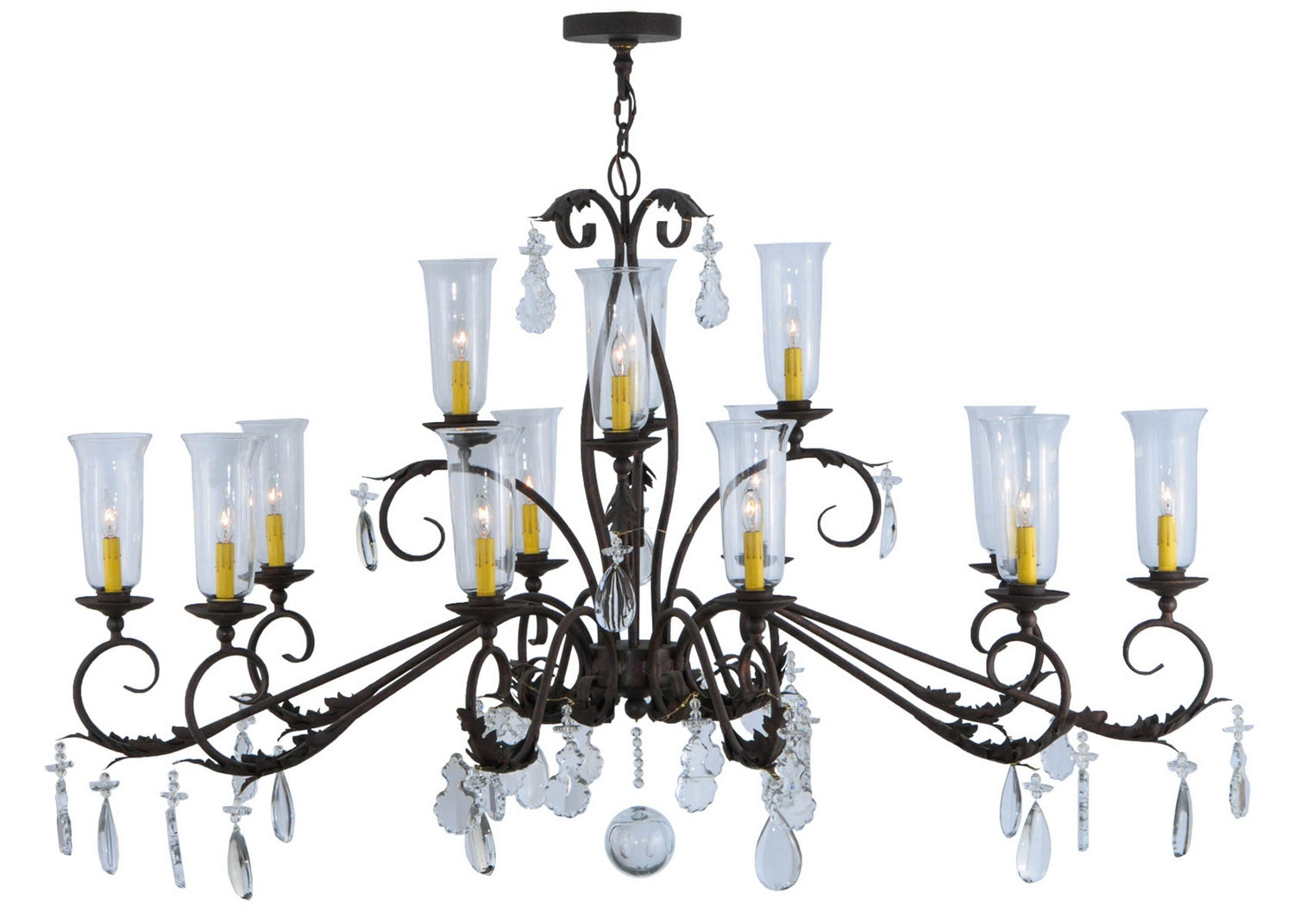 Meyda Tiffany - 124143 - 14 Light Chandelier - Windsor - Cajun Spice