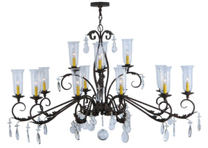 Meyda Tiffany - 124143 - 14 Light Chandelier - Windsor - Cajun Spice