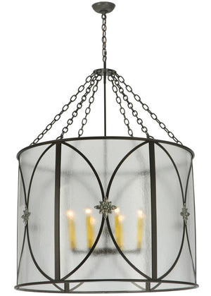 Meyda Tiffany - 124405 - Eight Light Chandelier - Penelope - Timeless Bronze / Nickel