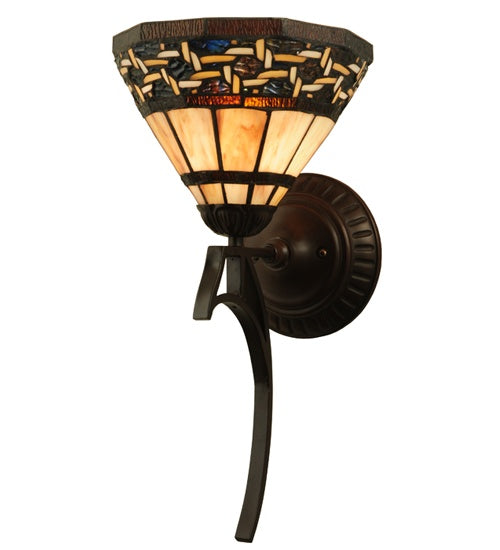 Meyda Tiffany - 125109 - Wall Sconce - Ilona - Mahogany Bronze