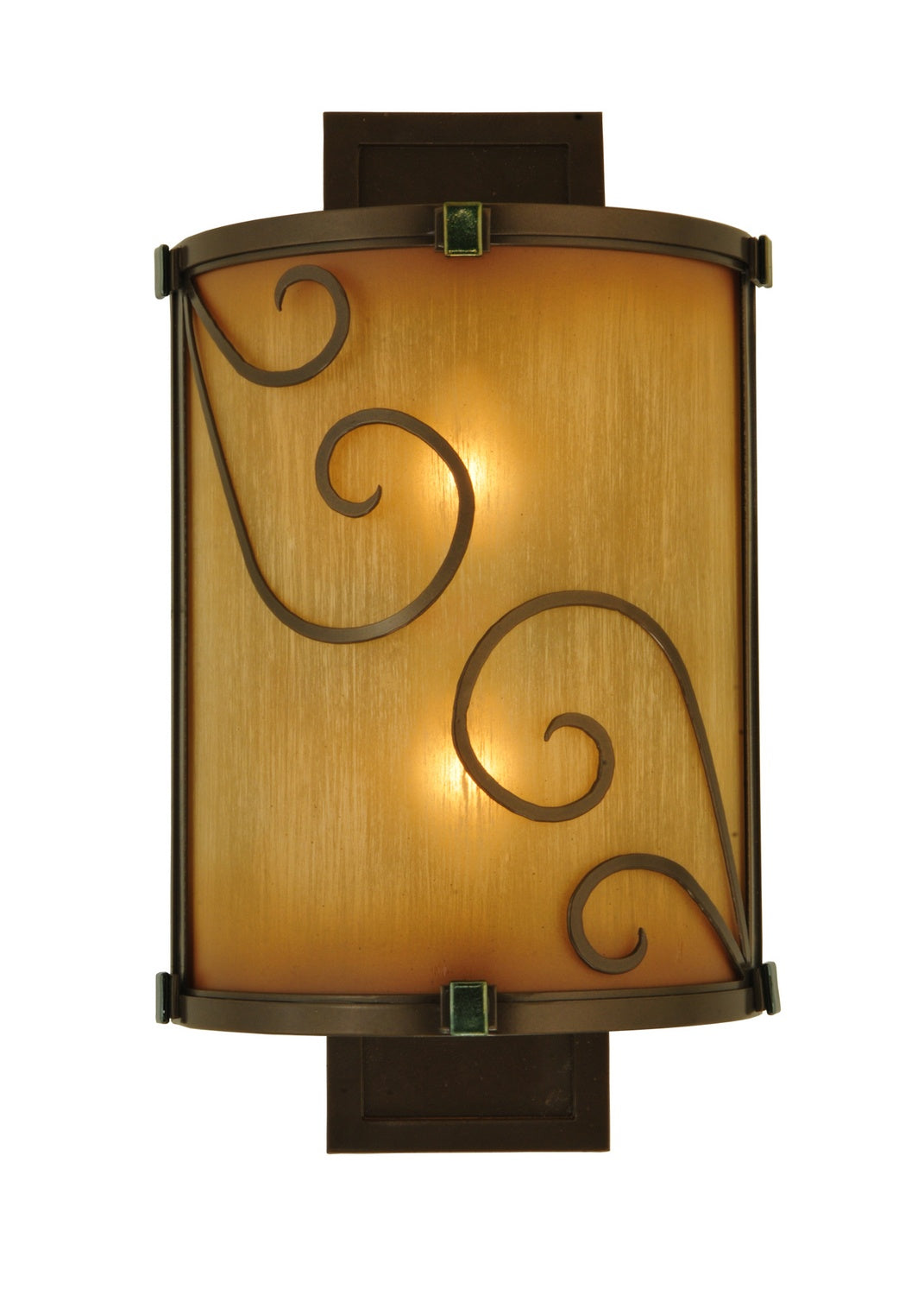 Meyda Tiffany - 125509 - Two Light Wall Sconce - Sorbonn - Golden Bronze