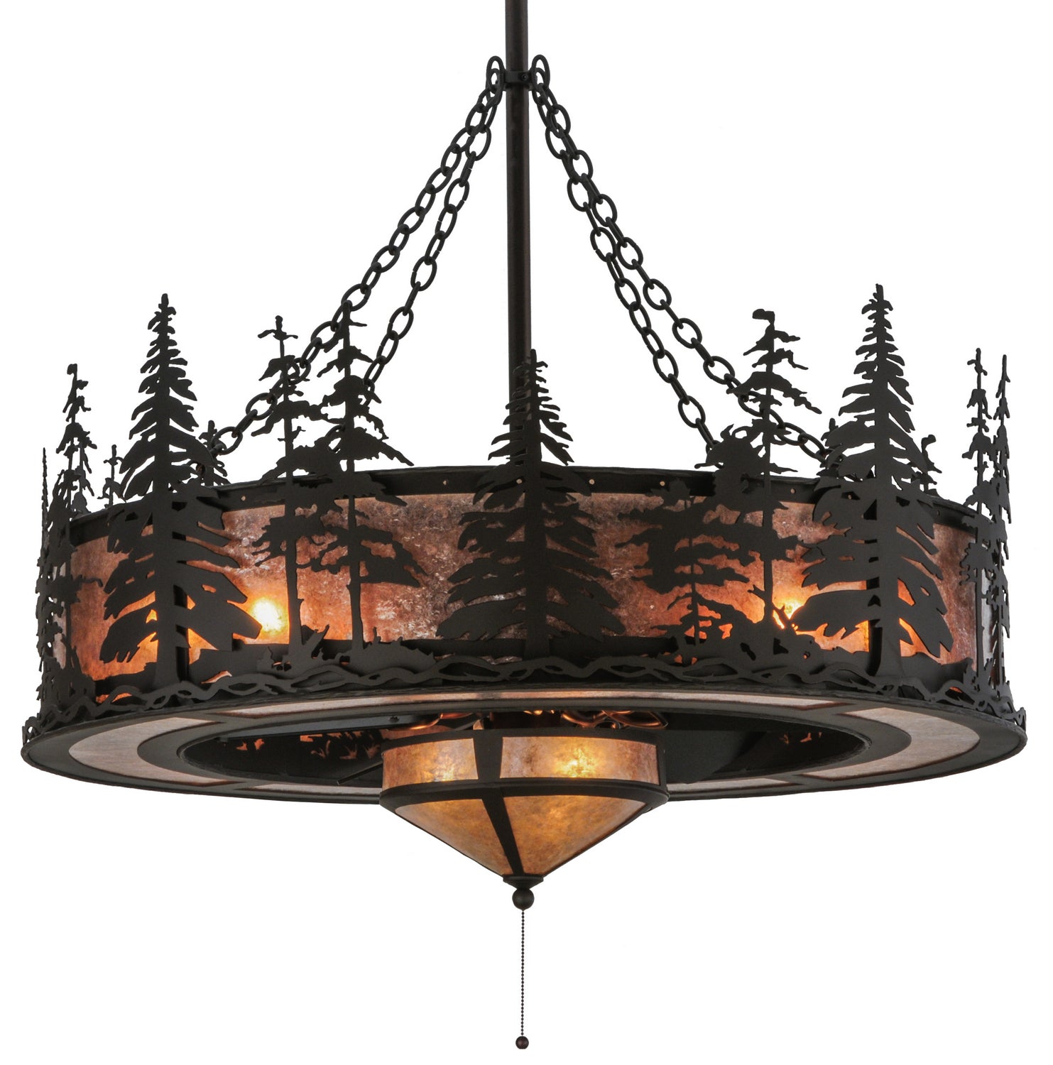 Meyda Tiffany - 125745 - 11 Light Chandel-Air - Tall Pines - Oil Rubbed Bronze