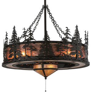 Meyda Tiffany - 125745 - 11 Light Chandel-Air - Tall Pines - Oil Rubbed Bronze