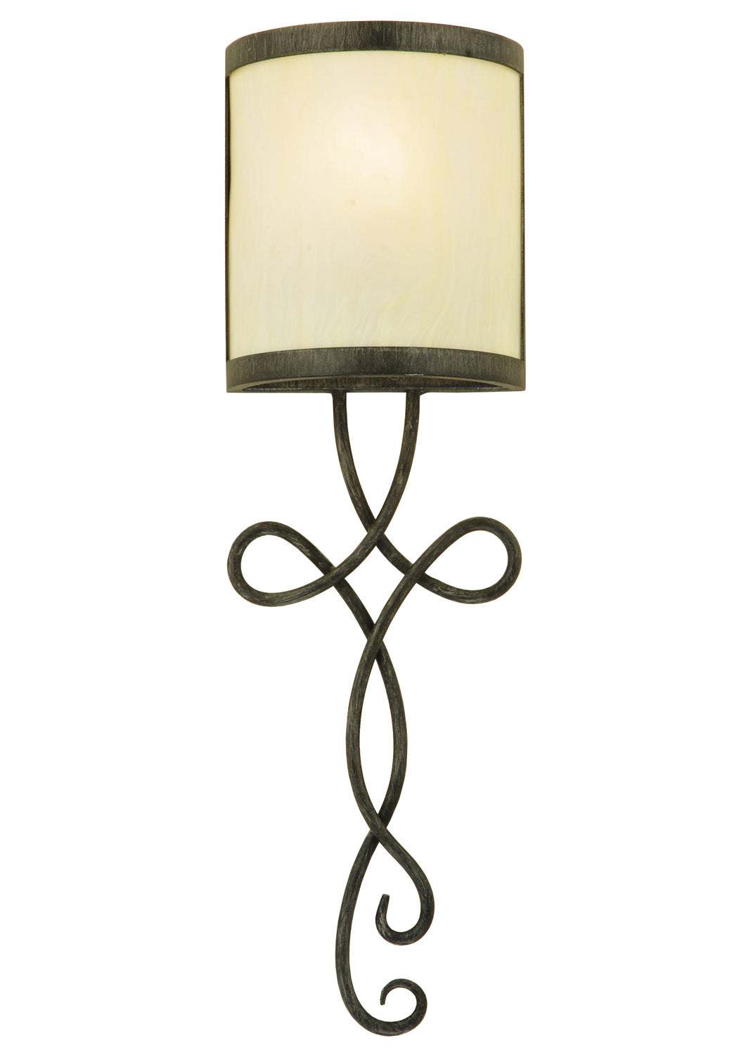 Meyda Tiffany - 125774 - One Light Wall Sconce - Volta - Antique Iron Gate