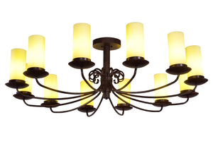 Meyda Tiffany - 126614 - 12 Light Chandelier - Atria - Coffee Bean