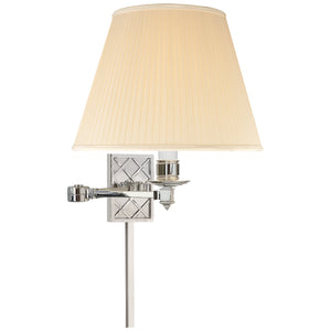 Visual Comfort Signature - AH 2012PN-S - One Light Swing Arm Wall Lamp - Gene - Polished Nickel