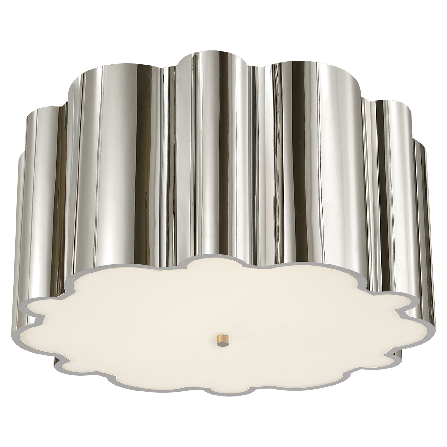 Visual Comfort Signature - AH 4021PN-FG - Four Light Flush Mount - Markos - Polished Nickel