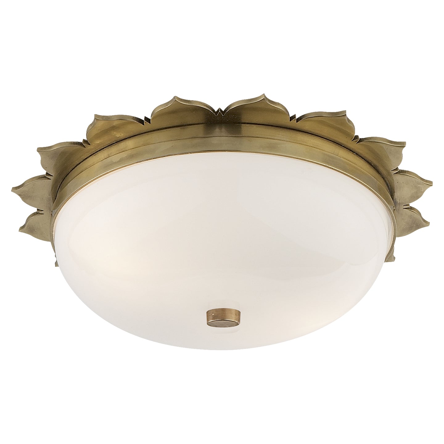 Visual Comfort Signature - AH 4029NB-WG - Two Light Flush Mount - Rachel - Natural Brass