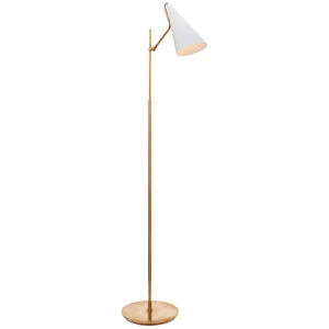 Visual Comfort Signature - ARN 1010HAB-WHT - One Light Floor Lamp - Clemente - Plaster White