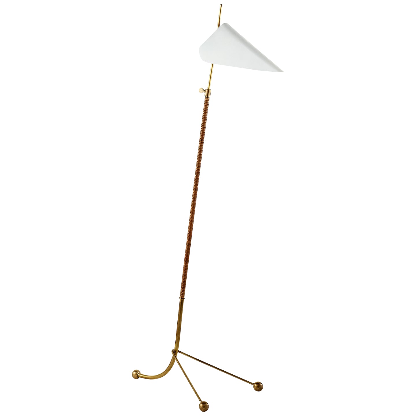 Visual Comfort Signature - ARN 1014HAB-WHT - One Light Floor Lamp - Moresby - Plaster White