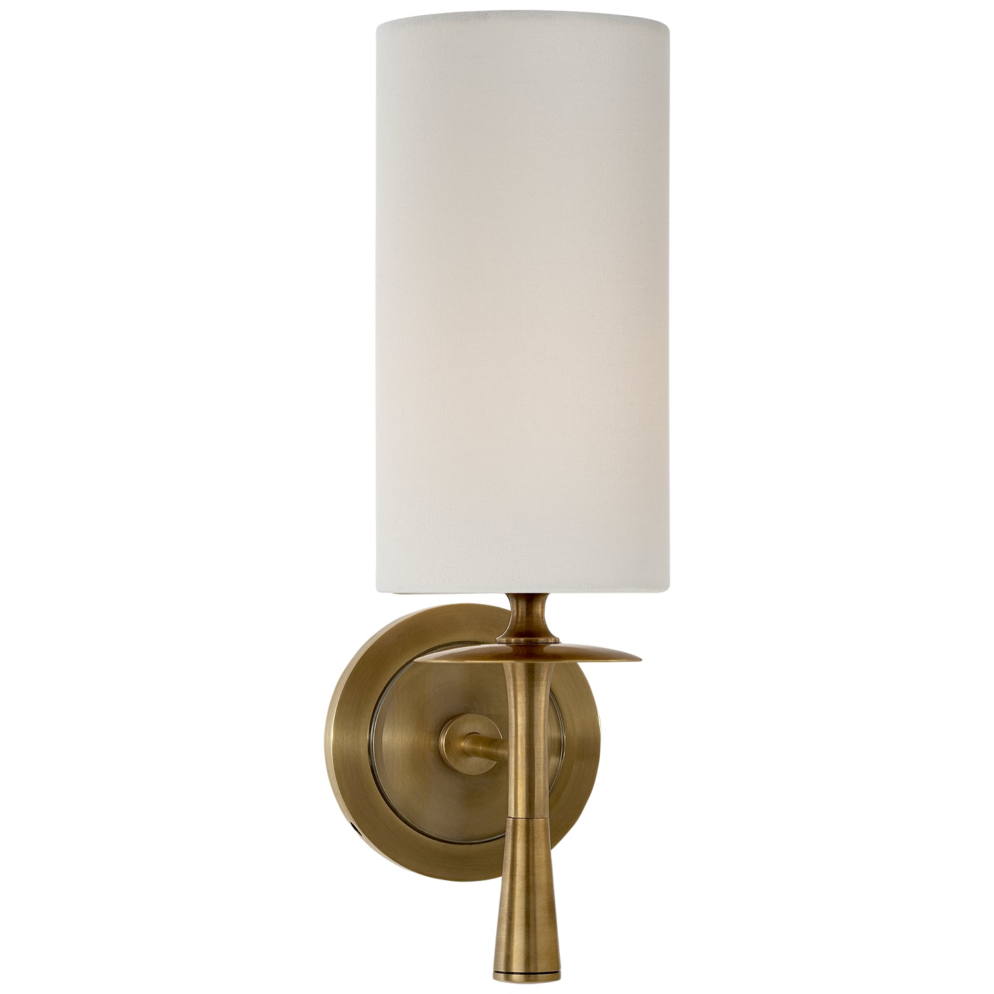 Visual Comfort Signature - ARN 2018HAB-L - One Light Wall Sconce - Drunmore - Hand-Rubbed Antique Brass