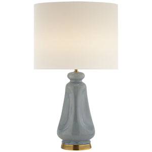 Visual Comfort Signature - ARN 3614PBC-L - Two Light Table Lamp - Kapila - Polar Blue Crackle