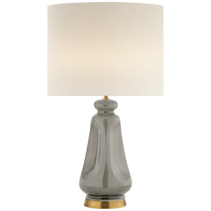 Visual Comfort Signature - ARN 3614SHG-L - Two Light Table Lamp - Kapila - Shellish Gray