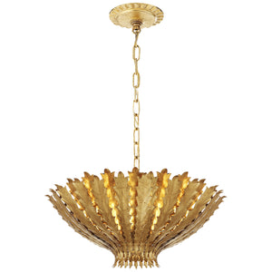 Visual Comfort Signature - ARN 5001G - Three Light Chandelier - Hampton - Gild