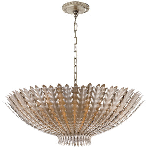 Visual Comfort Signature - ARN 5011BSL - Six Light Chandelier - Hampton - Burnished Silver Leaf