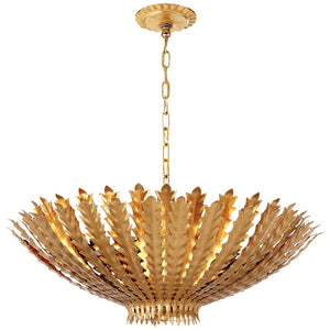 Visual Comfort Signature - ARN 5011G - Six Light Chandelier - Hampton - Gild