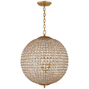 Visual Comfort Signature - ARN 5101G-CG - Four Light Chandelier - Renwick - Gild