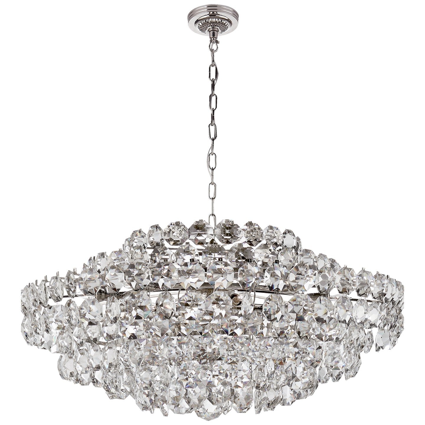 Visual Comfort Signature - ARN 5120PN-CG - 18 Light Chandelier - Sanger - Polished Nickel