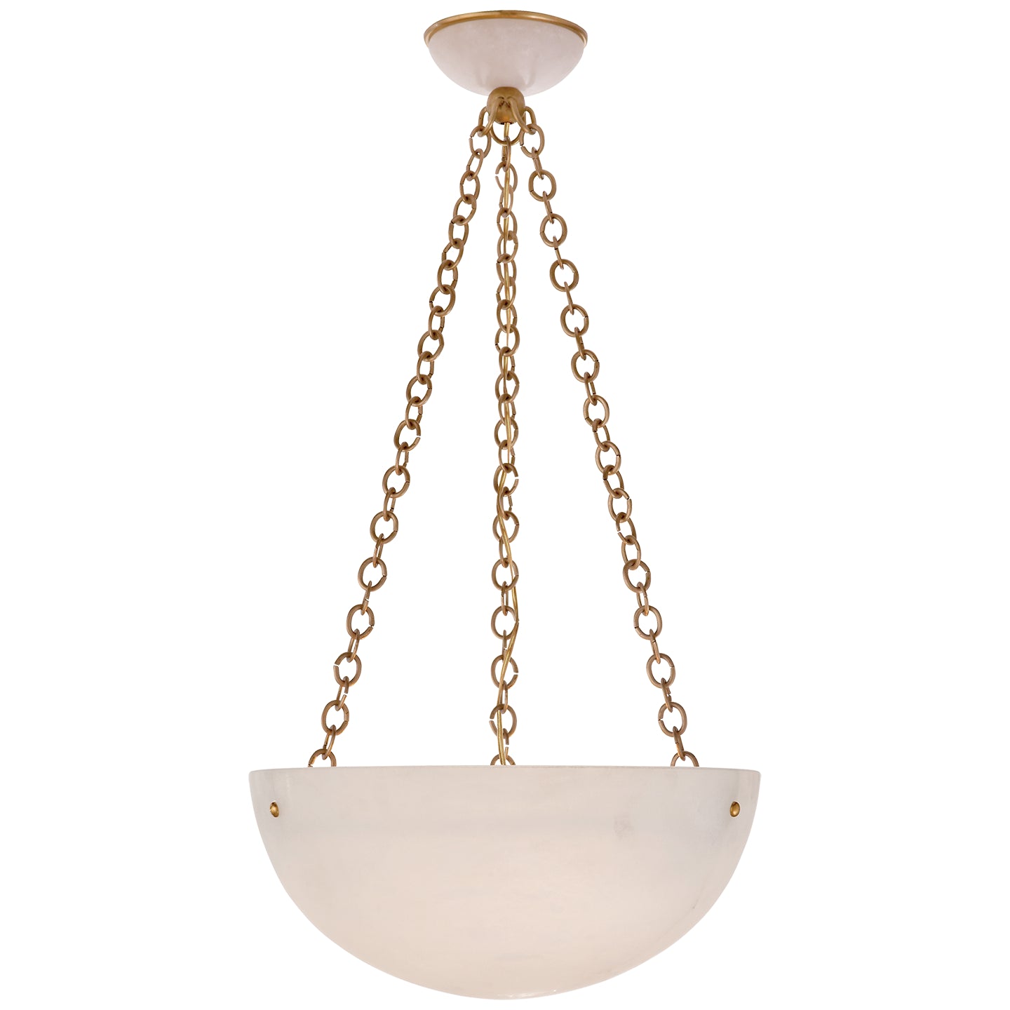 Visual Comfort Signature - ARN 5202HAB/ALB - Three Light Chandelier - O'Connor - Hand-Rubbed Antique Brass