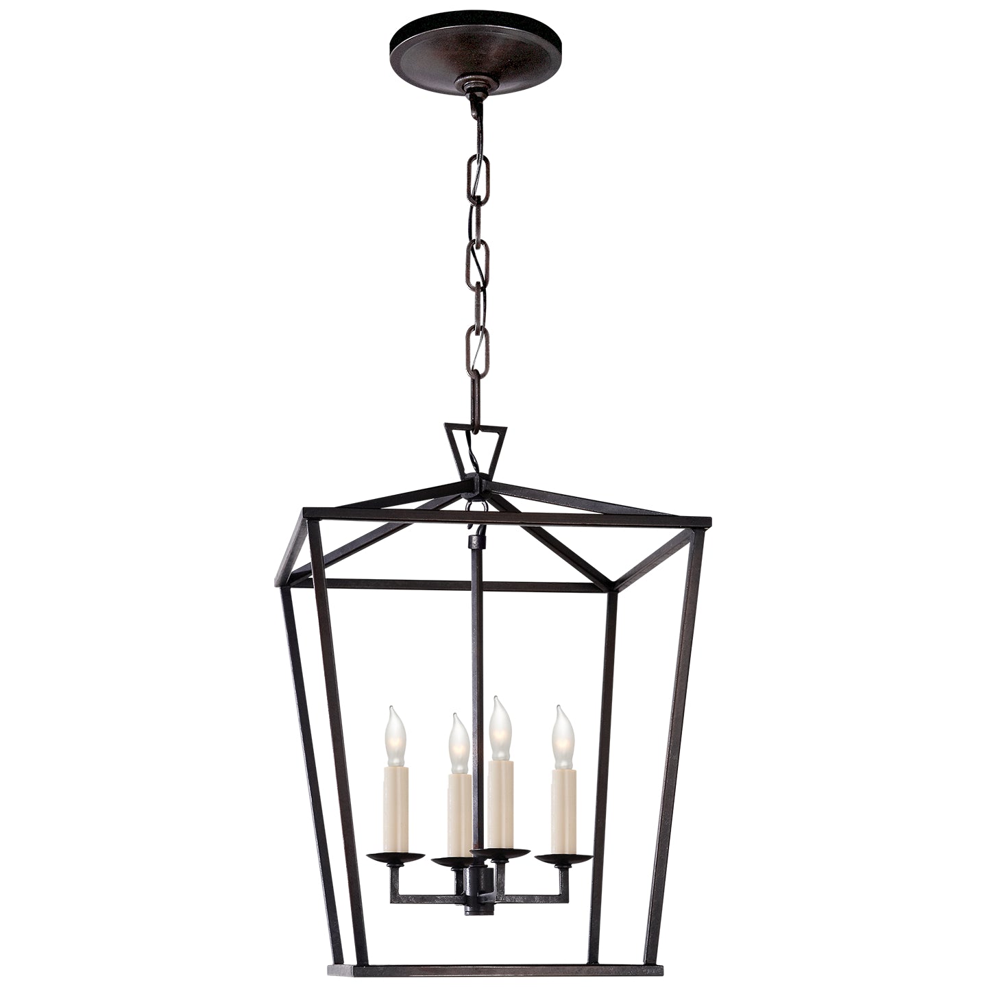 Visual Comfort Signature - CHC 2164AI - Four Light Lantern - Darlana - Aged Iron