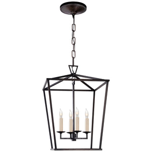 Visual Comfort Signature - CHC 2164AI - Four Light Lantern - Darlana - Aged Iron