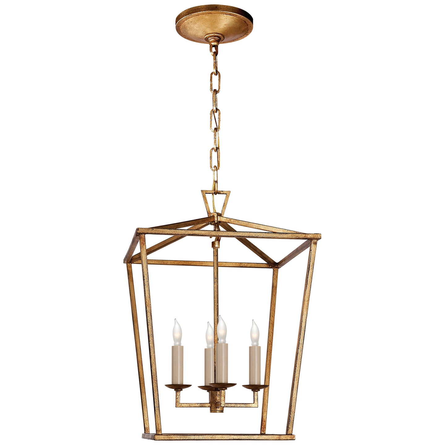 Visual Comfort Signature - CHC 2164GI - Four Light Lantern - Darlana - Gilded Iron