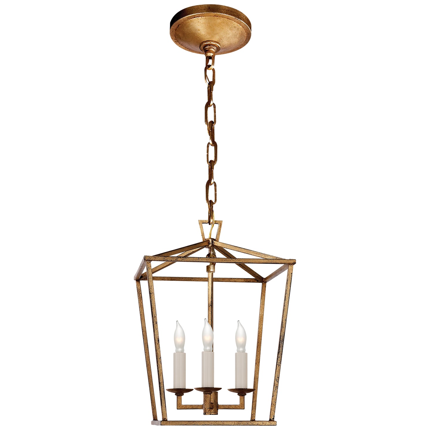 Visual Comfort Signature - CHC 2175GI - Three Light Lantern - Darlana - Gilded Iron