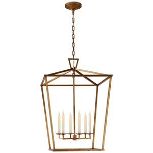 Visual Comfort Signature - CHC 2177GI - Six Light Lantern - Darlana - Gilded Iron