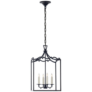 Visual Comfort Signature - CHC 2180AI - Four Light Lantern - Darlana Fancy - Aged Iron