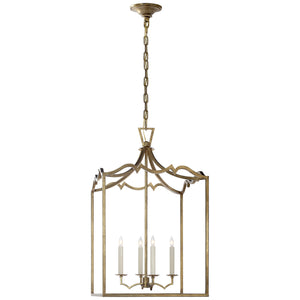 Visual Comfort Signature - CHC 2181GI - Four Light Lantern - Darlana Fancy - Gilded Iron