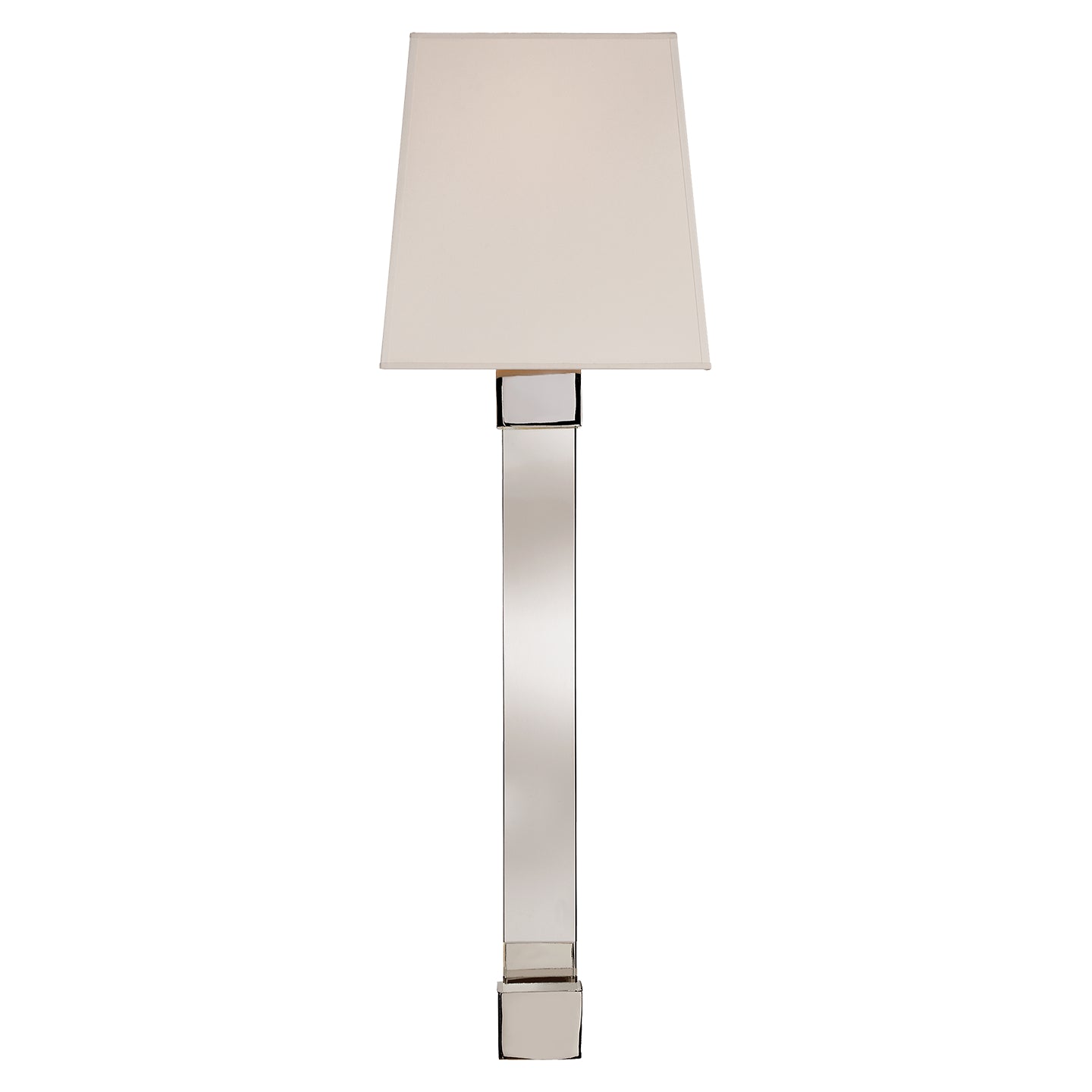 Visual Comfort Signature - CHD 2713PN/CG-S - One Light Wall Sconce - Edgar - Crystal with Polished Nickel