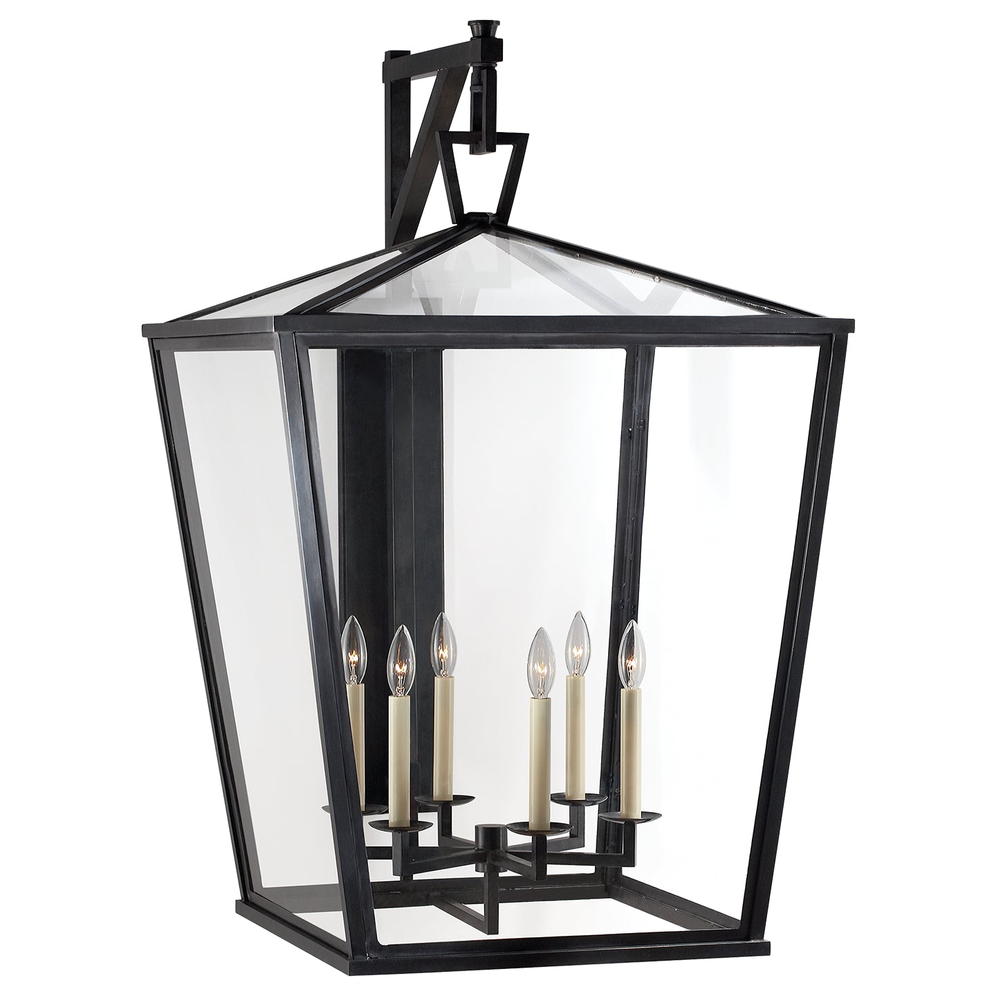 Visual Comfort Signature - CHO 2044BZ - Six Light Bracket Lantern - Darlana Outdoor - Bronze