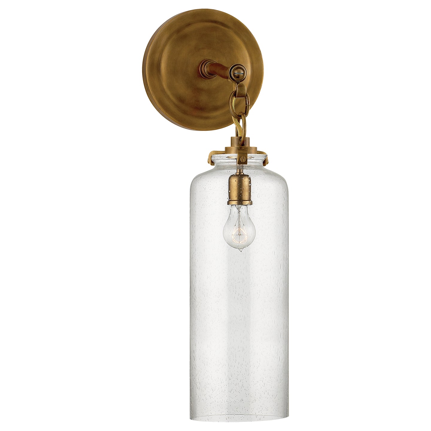 Visual Comfort Signature - TOB 2225HAB/G3-SG - One Light Wall Sconce - Katie Cylider - Hand-Rubbed Antique Brass