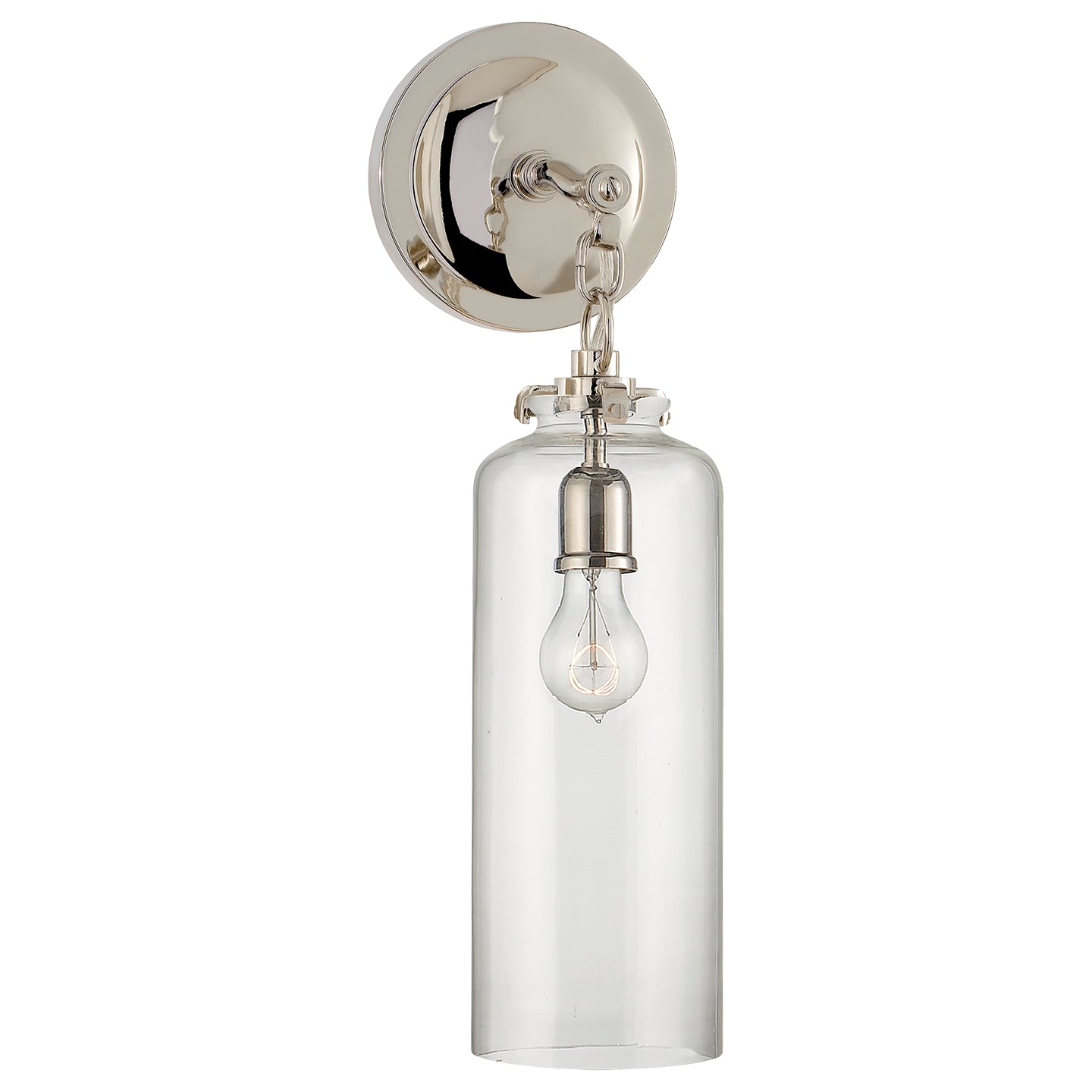 Visual Comfort Signature - TOB 2225PN/G3-CG - One Light Wall Sconce - Katie Cylider - Polished Nickel