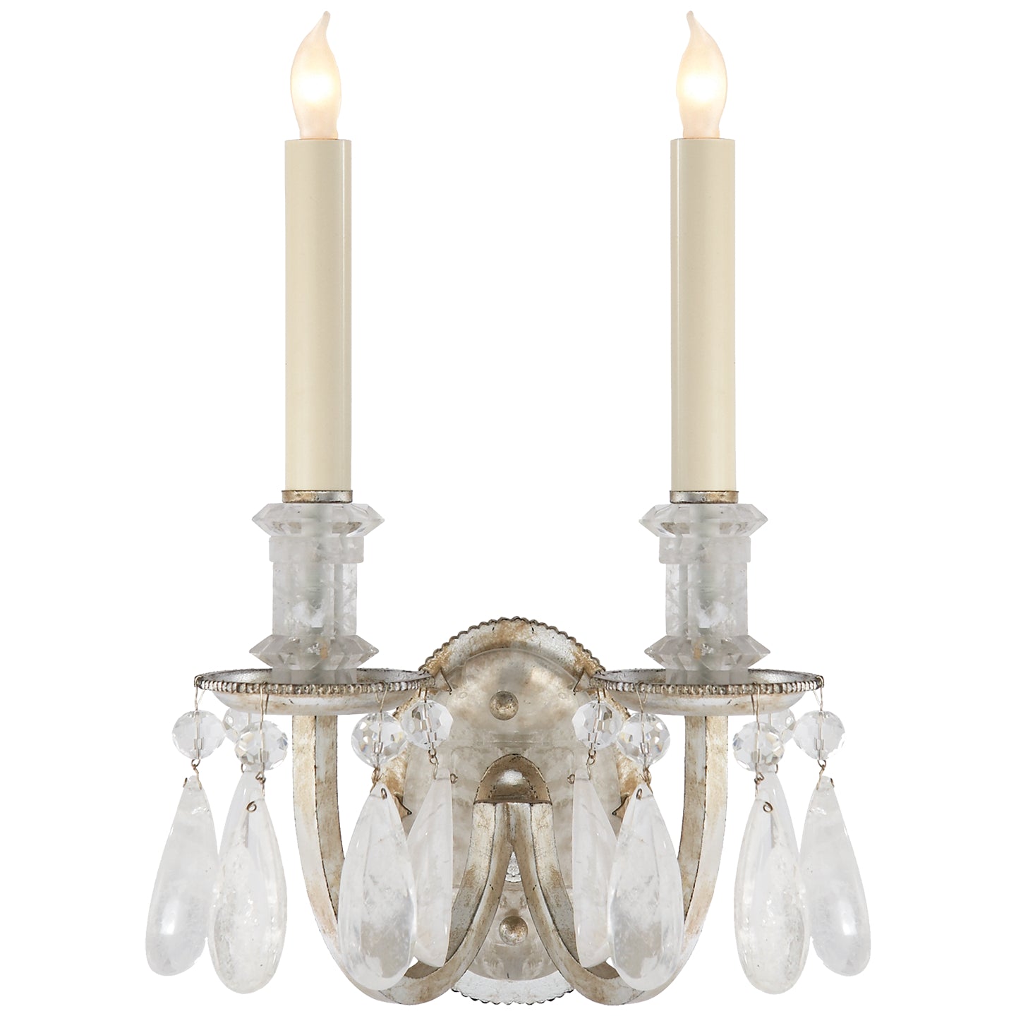 Visual Comfort Signature - TOB 2236BSL - Two Light Wall Sconce - Elizabeth - Burnished Silver Leaf