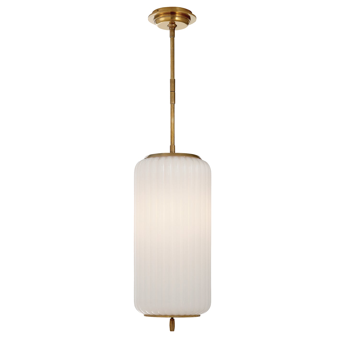 Visual Comfort Signature - TOB 5160HAB-WG - Three Light Pendant - eden - Hand-Rubbed Antique Brass