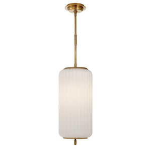 Visual Comfort Signature - TOB 5160HAB-WG - Three Light Pendant - eden - Hand-Rubbed Antique Brass