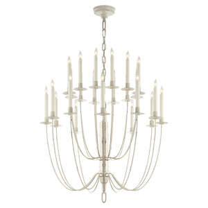 Visual Comfort Signature - TOB 5205BW - 24 Light Chandelier - Erika - Belgian White