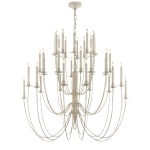 Visual Comfort Signature - TOB 5206BW - 36 Light Chandelier - Erika - Belgian White