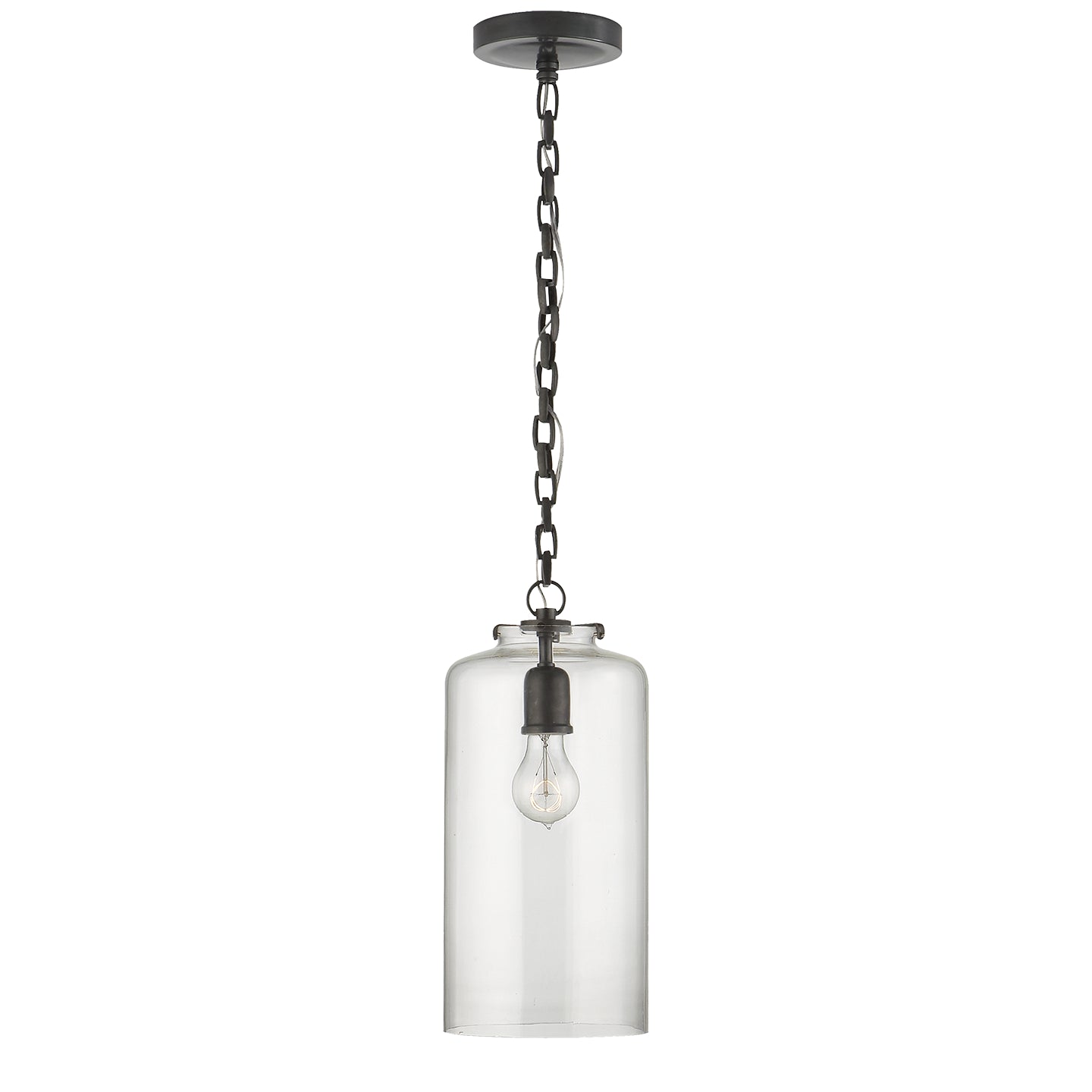 Visual Comfort Signature - TOB 5226BZ/G3-CG - One Light Pendant - Katie Cylider - Bronze