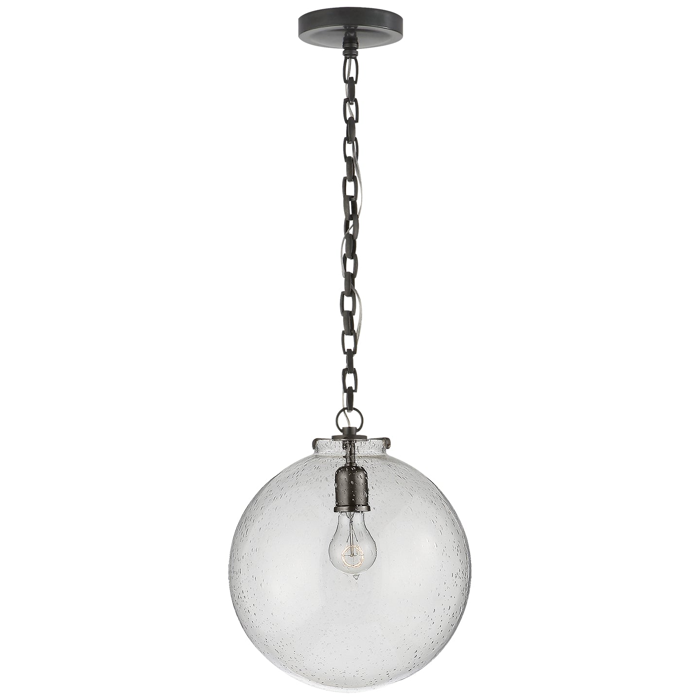 Visual Comfort Signature - TOB 5226BZ/G4-SG - One Light Pendant - Katie Globe - Bronze