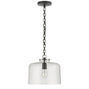 Visual Comfort Signature - TOB 5226BZ/G5-CG - One Light Pendant - Katie Dome - Bronze